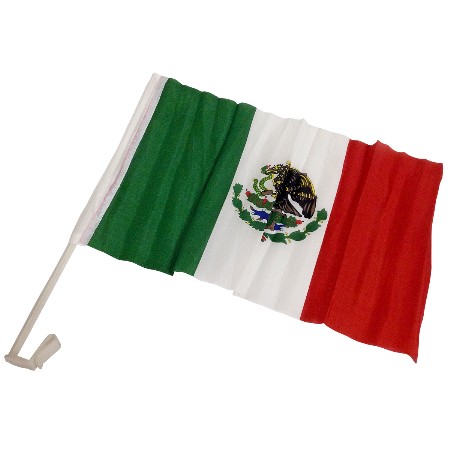 bandera para auto banderas de nylon para puerta de automóvil