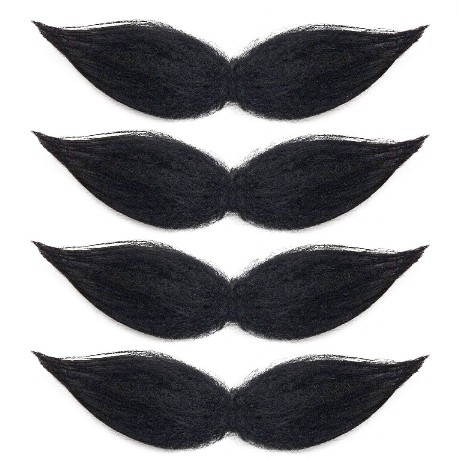 bigotes postizos bigotes falsos en color negro