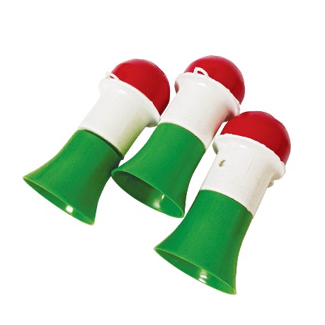 trompeta corta trompeta corta tricolor de plástico